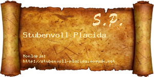 Stubenvoll Placida névjegykártya